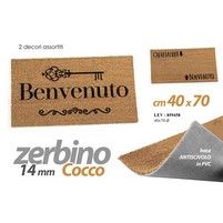 ZERBINO COCCO FONDO GOMMA 40X70 